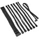 Kolink Kolink Core Pro Braided Cable Extension Kit 12V-2x6 Type 2 - Jet Black 13338806 5999094005662