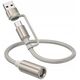 HOCO kabel USB A / Typ C do zapalniczka samochodowa UA38B 0,3 m złoty