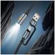HOCO kabel USB A / Typ C do LED light UA38C czarny