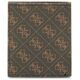 Guess Guess, Vezzola, Wallet, Small Billfold, SMVZLALEA22, Dark Brown, For Men For Men