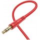 Kabel Hoco HOCO kabel AUX Jack 3,5 mm (męski) do Jack 3,5 mm (męski) UPA24 1 m czerwony