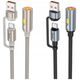 HOCO kabel USB A / Typ C do zapalniczka samochodowa UA38B 0,3 m czarny