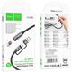HOCO kabel USB A / Typ C do zapalniczka samochodowa UA38B 0,3 m czarny