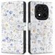 TECH-PROTECT WALLET XIAOMI REDMI NOTE 14 PRO 5G / PRO+ PLUS 5G / POCO X7 5G SPRING FLOWERS