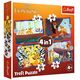 Trefl Puzzle 4w1 Król Lew odważny