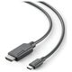 Kabel Alogic Alogic USB C Adapterkabel Typ C -HDMI  M/M 4k 60 Hz  2m,  sw
