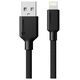 Kabel USB Alogic Alogic USB 2.0 Anschlusskabel Typ A -Lightning M/M   2m,  sw