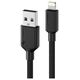 Kabel USB Alogic Alogic USB 2.0 Anschlusskabel Typ A -Lightning M/M   2m,  sw
