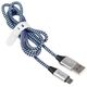 Kabel USB Tracer USB-A - microUSB 1 m Niebieski (TRAKBK46263)