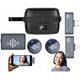 2x Mikrofon Krawatowy Bezprzewodowy 3w1 na iPhone Lightning + USB-C + 3,5mm / AirWave / Combo