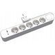 HOME EXTENSION CORD 5x SOCKETS 3m WITH SWITCH 1x USB-A 1x USB-C
