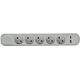 HOME EXTENSION CORD 5x SOCKETS 3m WITH SWITCH 1x USB-A 1x USB-C