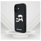 Etui Karl Lagerfeld HC 3D Rubber Double   Heads do iPhone 16 czarny