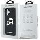 Etui Karl Lagerfeld HC 3D Rubber Double   Heads do iPhone 16 czarny