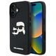 Etui Karl Lagerfeld HC 3D Rubber Double   Heads do iPhone 16 czarny
