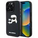 Etui Karl Lagerfeld HC 3D Rubber Double   Heads do iPhone 16 Pro czarny