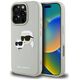 Etui Karl Lagerfeld HC 3D Rubber Double   Heads do iPhone 16 Pro Max beżowy