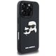 Etui Karl Lagerfeld HC 3D Rubber Double   Heads do iPhone 16 Pro Max czarny