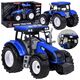 Niebieski traktor dla małego rolnika + dźwięki światła ZA5224