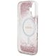 Etui Guess HC Resin Bottom Glitter do     iPhone 16 MagSafe różowy
