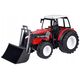Duży Czerwony Traktor z Ruchomym Ramieniem i Wielkimi Kołami RC0666