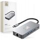 TECH-PROTECT HB05 HUB ADAPTER 9IN1 TYPE-C + USB2.0 + USB3.0 + HDMI 4K 60HZ + SD/TF + PD100W + RJ45 1000M SPACE GREY