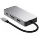TECH-PROTECT HB05 HUB ADAPTER 9IN1 TYPE-C + USB2.0 + USB3.0 + HDMI 4K 60HZ + SD/TF + PD100W + RJ45 1000M SPACE GREY