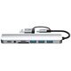 TECH-PROTECT HB06 HUB ADAPTER 9IN1 TYPE-C + USB2.0 + USB3.0 + SD/TF + AV3.5 SPACE GREY