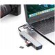 TECH-PROTECT HB06 HUB ADAPTER 9IN1 TYPE-C + USB2.0 + USB3.0 + SD/TF + AV3.5 SPACE GREY