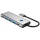 TECH-PROTECT HB04 HUB ADAPTER 9IN1 TYPE-C + USB2.0 + USB3.0 + HDMI 4K 60HZ + SD/TF + PD100W + AV3.5 SPACE GREY