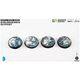 Gamers Grass Gamers Grass: Infinity - Svalarheimas Outpost - Round 40mm (x4) 13674205 738956791139