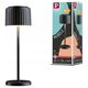 Lampa stołowa Paulmann Lampka stołowa solarna ELSE LED DIM USB-C 3,7W 250lm 2700K IP44 czarny / aluminium