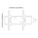 Neomounts Uchwyt ścienny PLASMA-W200 37'' - 85''