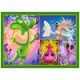 Puzzle 4w1 Świat Smoka Diplodoka Trefl