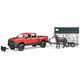 Bruder Auto RAM 2500 Power Wagon z przyczepą dla konia (02501)