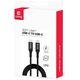 Crong Soft Link - Kabel 100W PD 5A USB-C do USB-C 200cm (czarny)