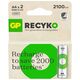 Akumulatorki, AA (HR6), 1.2V, 2100 mAh, GP, kartonik, 2-pack, ReCyko