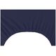 Decoking Prześcieradło Fitted/amber/navyblue/80-90x200+30 cm