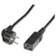 Kabel zasilający Bachmann Bachmann Kaltgerätezuleitung 3m black 1 Steck. - H05VV-F 3G 1.50mm˛ - 352.175