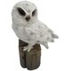 DECORATION OWL ON TRUNK MIX7.6X7X15.3CM