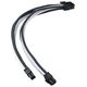 Καλώδιο SilverStone SilverStone EPS 8-Pin zu EPS/ATX 4+4-Pin, 300mm - μαύρο/weiß 13333425 4710679814056