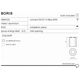 Lampa sufitowa Azzardo Boris 1x50W  (GM4108 BK)