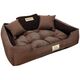 AIO Europe Legowisko dla psa 130x105 Brązowe KingDog