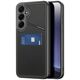 Etui Dux Ducis Rafi II na Samsung Galaxy S25+ z podstawką i portfelem - czarne