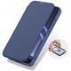 Etui Dux Ducis Skin X Pro na Samsung Galaxy S25+ z MagSafe i portfelem - niebieskie