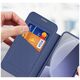 Etui Dux Ducis Skin X Pro na Samsung Galaxy S25+ z MagSafe i portfelem - niebieskie