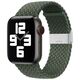 Hurtel Strap Fabric opaska do Watch 6 / 5 / 4 / 3 / 2 (40mm / 38mm) pleciony materiałowy pasek bransoletka do zegarka zielony
