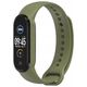 OEM Pasek silikonowy do XIAOMI Mi Band 5 / 6 / 7 zielony (08)