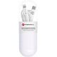 Kabel USB ForCell FORCELL C291 kabel Typ C do Lightning PD 27W TUBA 1 m biały