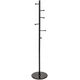 Wieszak na płaszcze BLACKMARBLE z 6 metalowymi uchwytami, 173 cm
